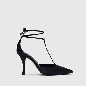 New, Stassie T Strap Pump